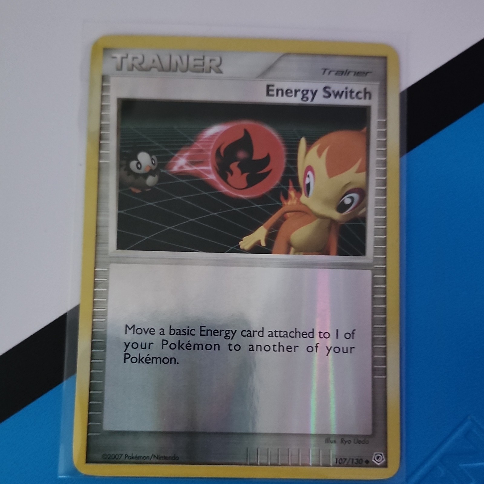 Pokémon Energy Switch Trainer Diamond and Pearl Reverse Holo Uncommon 107/130