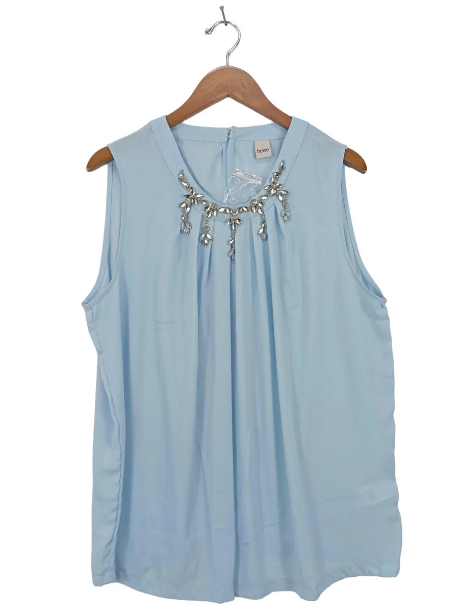 T-shirt Donna Beti Fashion In Cotone Con Lycra, Taglie Forti 50/52 E 54/56, Nuova Con Etichetta