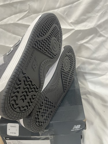 Zapatillas New Balance 480 Gris Grises, Zapatos Informales Juveniles Talla 1 - Imagen 5 de 6