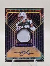 2018 Panini Obsidian- Robby Anderson Electric Etch Orange Relic Auto SSP/35