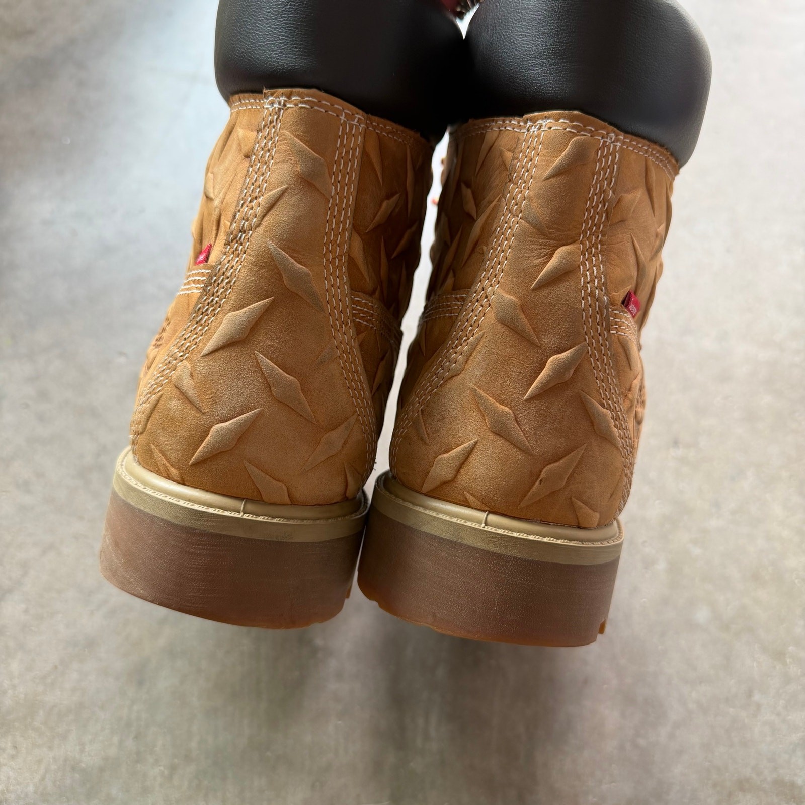 Supreme x Timberland Diamond Plate Boots image 6