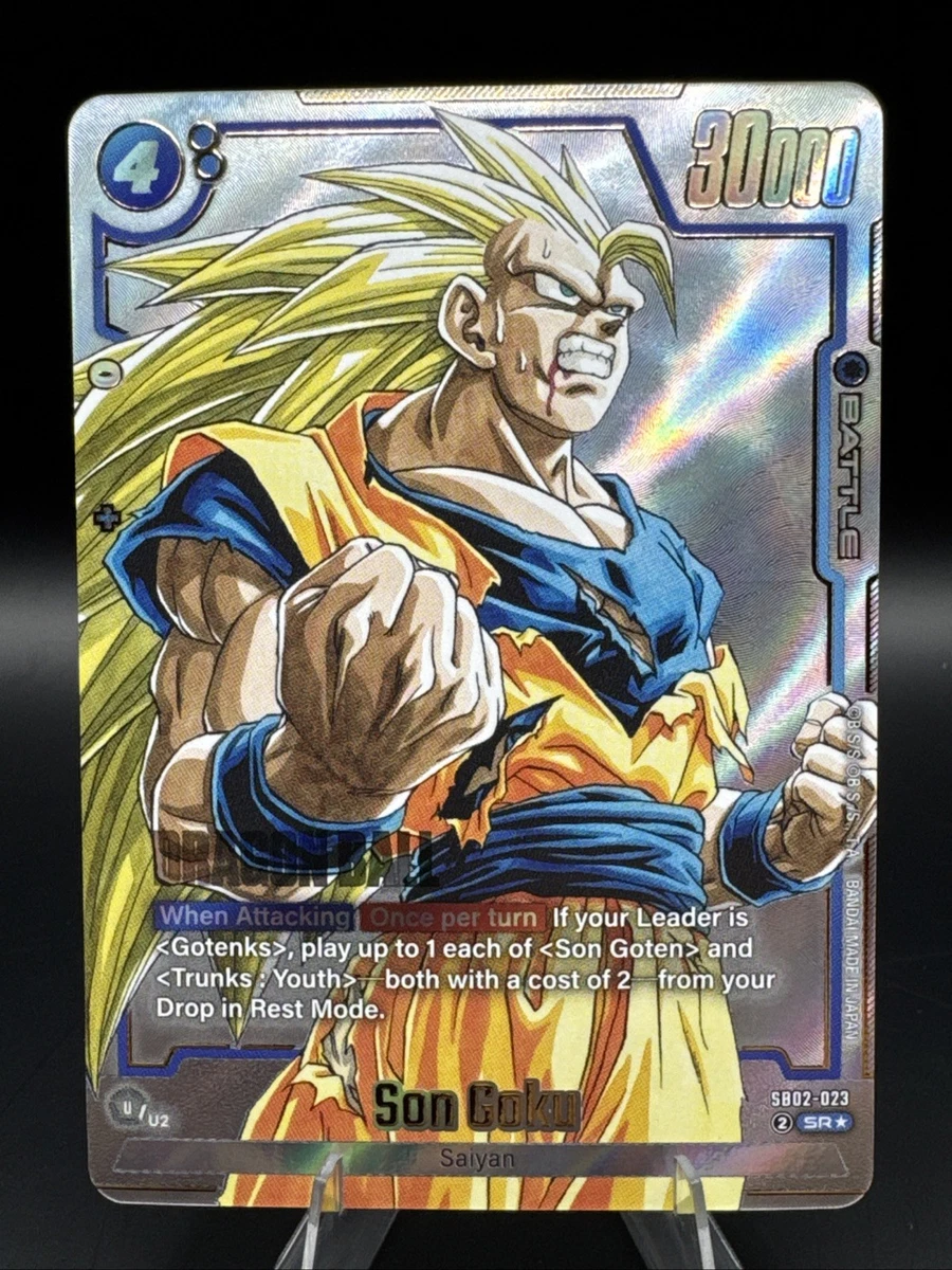 Son Goku SB02-023 SR Alt Art - Dragon Ball Fusion World Manga