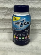ONE A DAY Men’s + Multivitamin Multimineral 200 Tablets EXP 10/2026 Sealed