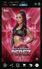 TOPPS WWE SLAM DIGITAL ROXANNE PEREZ RISING STARS 25 - RARE 