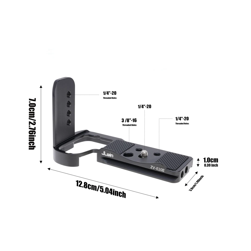 Arca L-Shaped Handle Grip with Quick Release QR Plate for Sony ZV-E10II Camera - Image 3 of 4