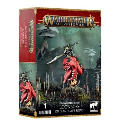 Loonboss on Giant Cave Squig, Gloomspite Gitz, Warhammer Age of Sigmar, NEU/OVP