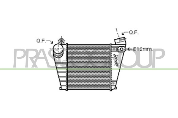 LadeluftküHler LuftgeküHlt Aluminium FüR Audi A3 8L1 Golf IV 1J1 1J5-image