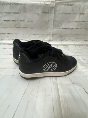 Heelys Men's Skate Shoes Black/White Rolling Wheel, Size 7