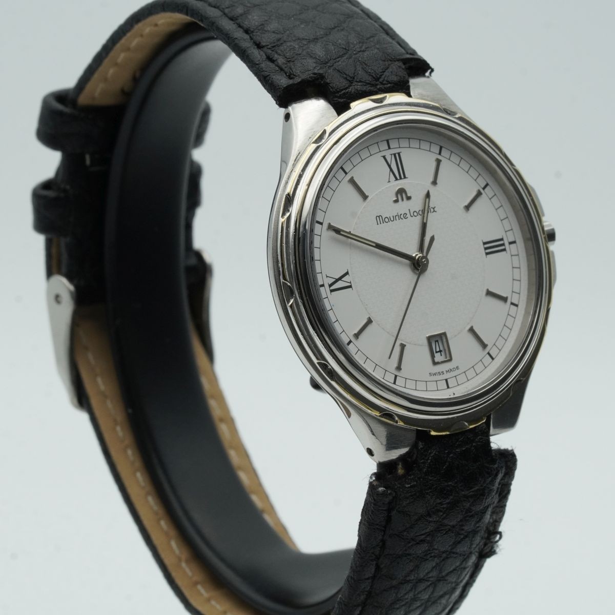 Maurice Lacroix Watch 69707 Calypso Date Quartz White Dial