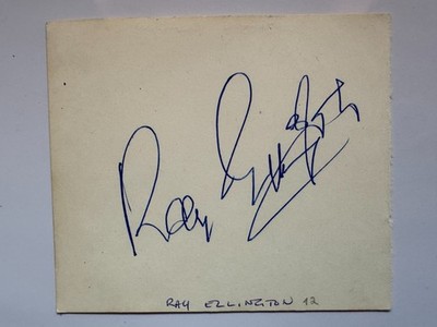 Ray Ellington / Bernard Braden  - original Autogramme  - Größe   11  x 10 cm