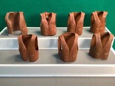 Vintage Marx Johnny West Vest Lot of 7 Large