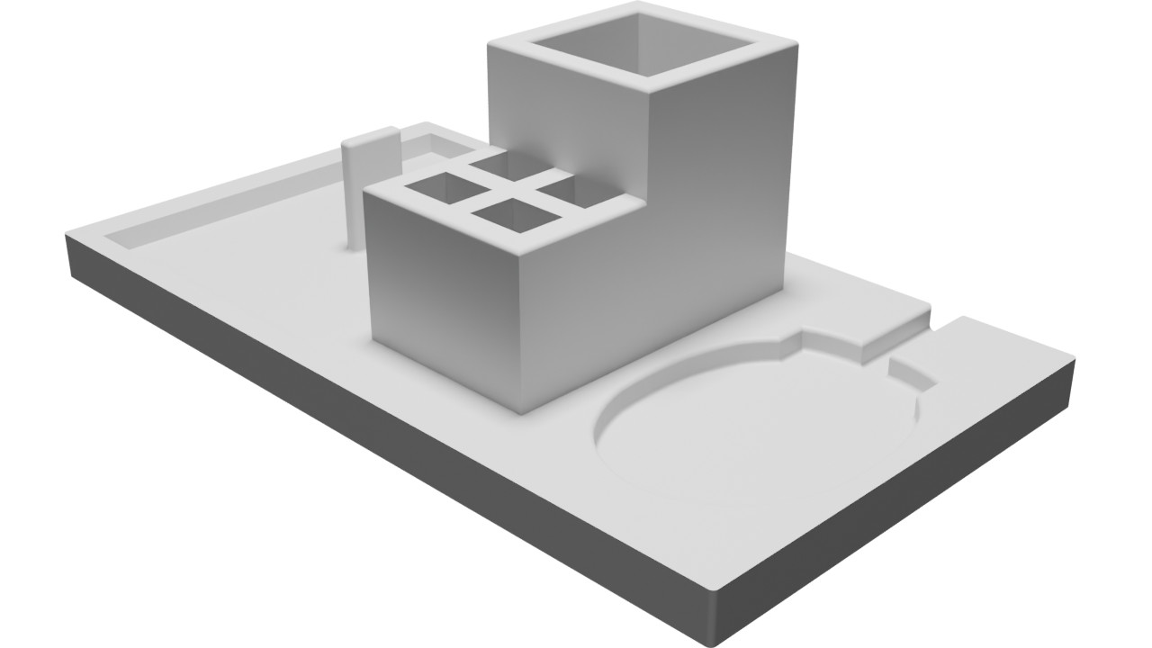 Organizer Bagno Chic 3D per Spazzolino e Rasoio | Tidy Home Decor