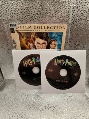 Harry Potter 3: Prisoner Azkaban / Harry Potter 4:Goblet (DVD) Disc And Artwork 