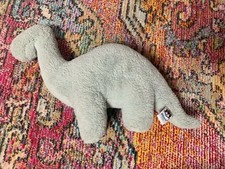 Jellycat Fossilly Brontosaurus Green Tall Soft Medium Plush Toy Retired
