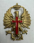 Spanish Fascist Franco Cap Helmet Insignia Civil War Military Tanker Post WW2