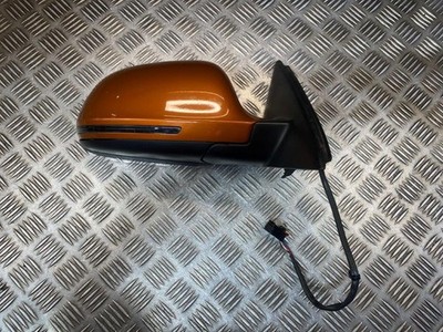 12-15 AUDI Q3 8U DRIVER SIDE POWER FOLD WING MIRROR ORANGE LX2U (PLS READ)