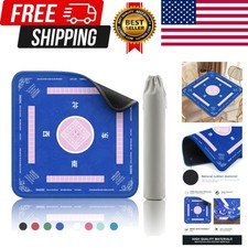 Mahjong Mat - Non-Slip Noise Reduction Gaming Mat 32.4x32.4 Inch for Mahjong/...