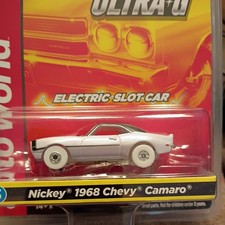 RARE NEW Auto World Thunder Jet Ultra G 68 Camaro White iWheels SC359/48 R30