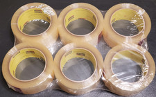 Scotch 3M 6-PACK Heavy Duty Clear Packaging Sealing Tape 2" x 55 Yards Rolls
