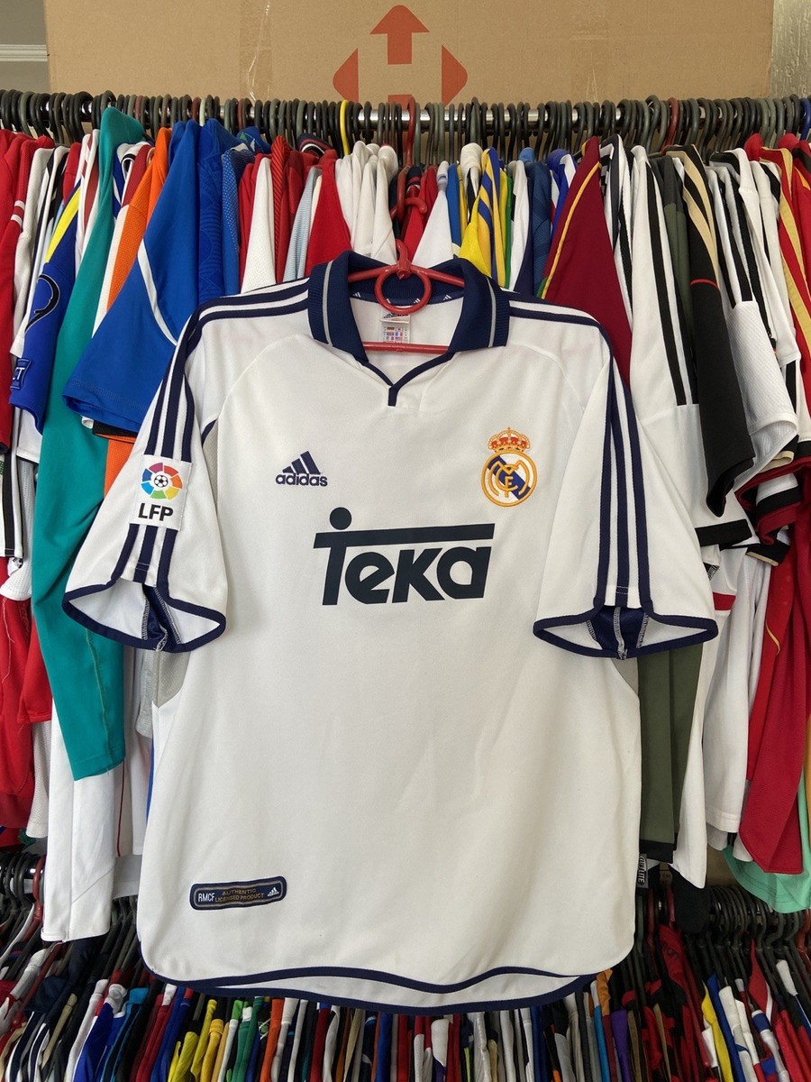 Real Madrid ユニフォーム 00-01 adidas REAL MADRID 2000 2001 HOME FOOTBALL SOCCER JERSEY ADIDAS 685331 sz