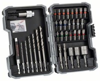 Bosch 2607017328 Bosch HSS-G Bohrer- Und Bit-Set, 35-Teilig