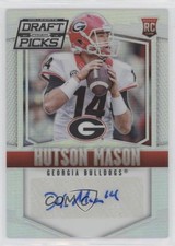 2015 Panini Prizm Collegiate Draft Picks Silver Hutson Mason #191 Auto 10k8