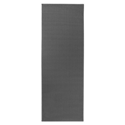 Ritz Washable Stain-Resistant Kitchen Rug, Latex Backing, 20x60'' Graphite Mat