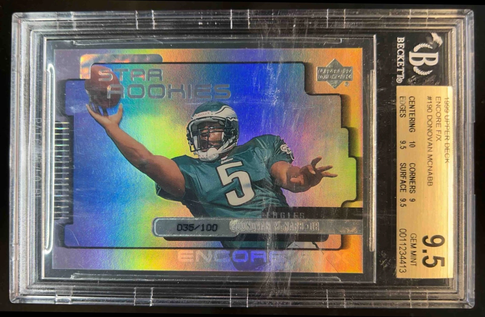 Donovan McNabb Upper Deck Encore #190 F/X