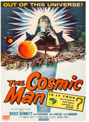 The Cosmic Man  1959 DVD  Sci-Fi UFO Movie  John Carradine Bruce Bennett