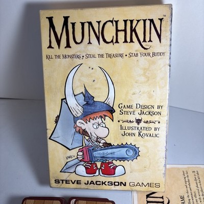 Munchkin Card Game Complete! 1st Edition Steve Jackson Games SJG1408  2009