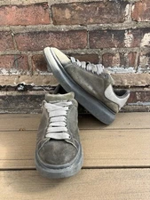 Alexander McQueen Oversized Gray Shoes - Size 8.5 41.5 Used & Loved - *READ