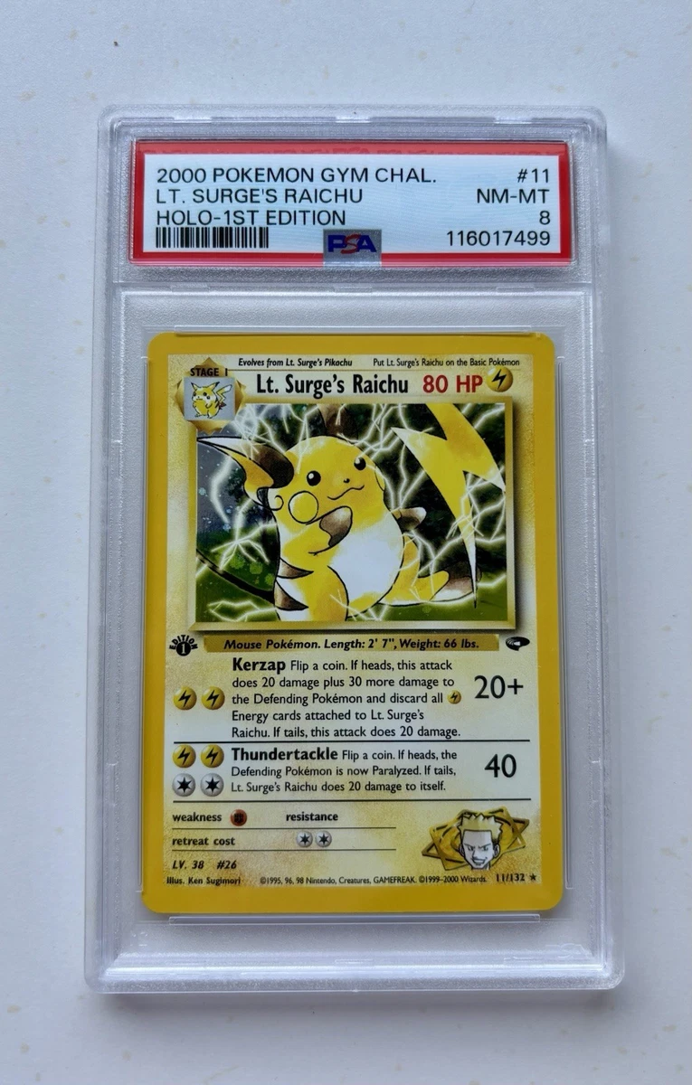 Raichu Pokémon TCG Professional Sports Authenticator (PSA