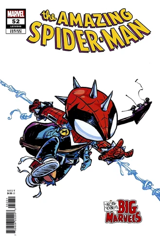 AMAZING SPIDER-MAN #52 BIG MARVELS VARIANT COVER BY SKOTTIE YOUNG NM 2024