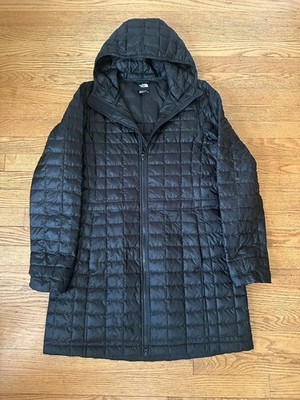 The North Face Women's Thermoball Puffer Coat Medium Black, Long Parka