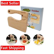 Wooden Kids Knife for Cooking,Kid Safe Knives,Kitchen Toy,Chopper,Vegetable a...