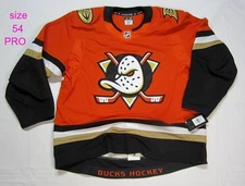 NO TARIFFS - size 54 ANAHEIM DUCKS Fanatics Authentic PRO NHL Hockey Jersey FAP