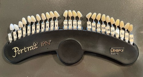 Portrait IPN Shade Conversion CHART DENTSPLY International Trubyte Teeth - Bild 1 von 4