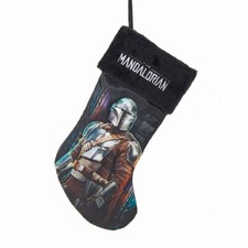 The Mandalorian Christmas Stocking 19 Inch Star Wars Holiday Stocking INSTOCK