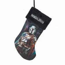 The Mandalorian Christmas Stocking 19 Inch Star Wars Holiday Stocking INSTOCK