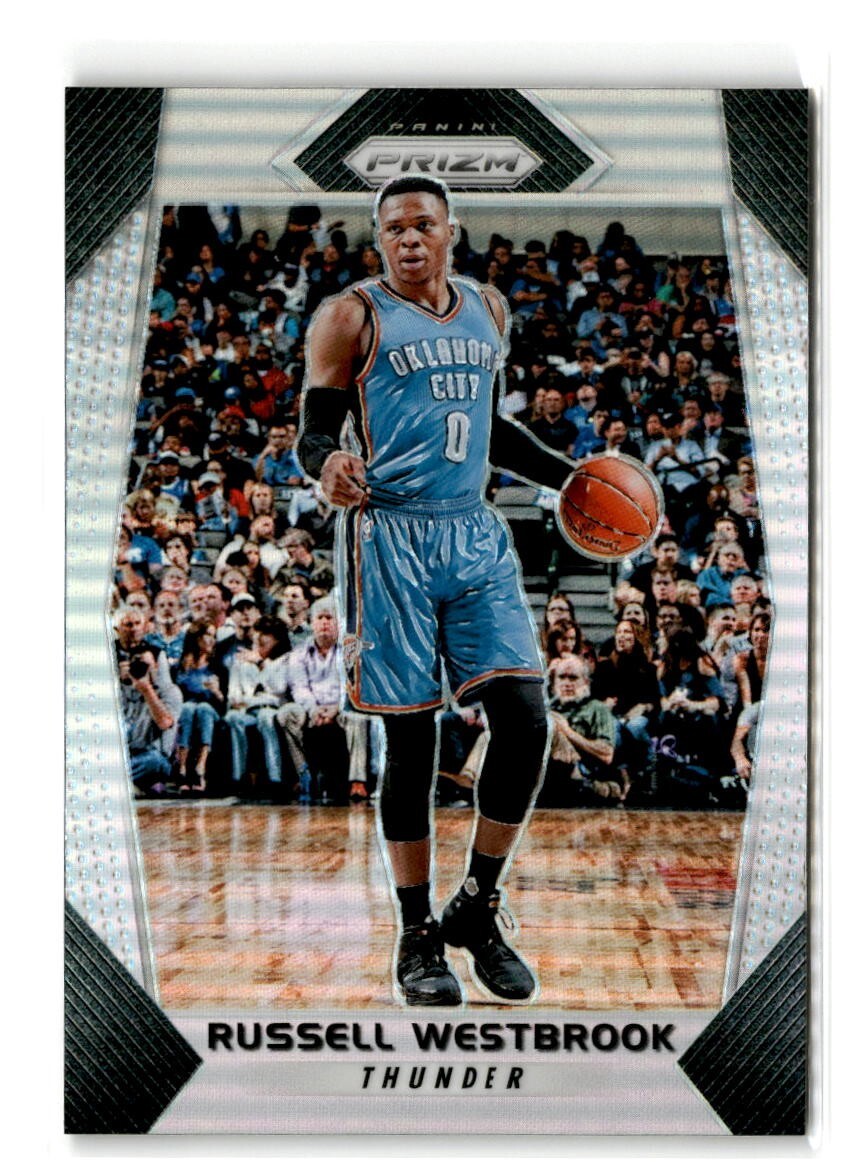 Russell Westbrook 2017-18 Panini Prizm #261 SILVER PRIZM OKC Thunder