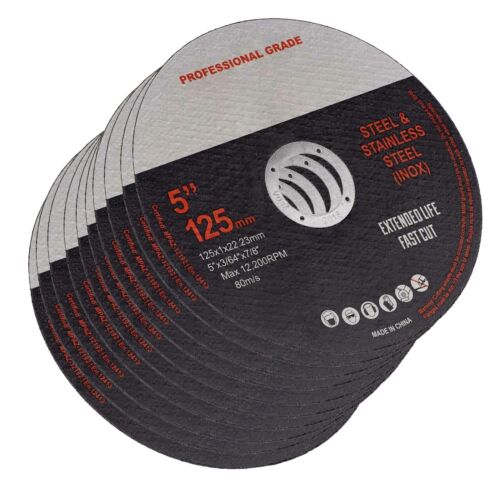 5" Cutting Discs 125mm Grinder Disc Steel Flap Cut Off Wheel Thin 50/100/200PCS - Bild 8 von 11
