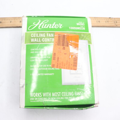 Hunter Ceiling Fan Remote Wall Control 99393