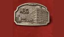 Rare Juneau Ave Harley Davidson Factory Vest Pin 2011 Norscot Made In The USA