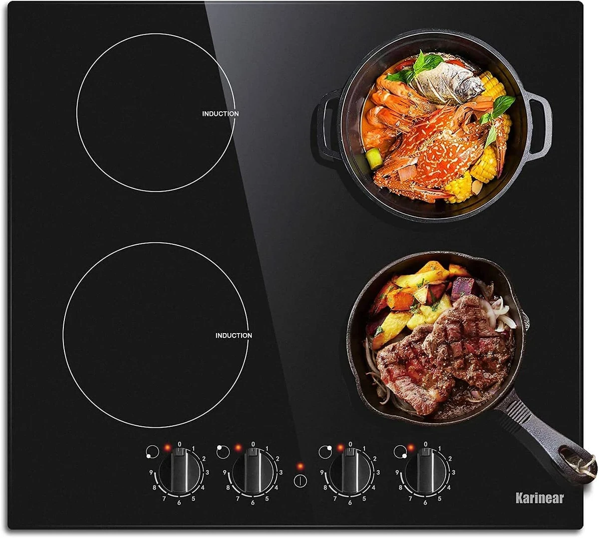 Induction stove four burner deals