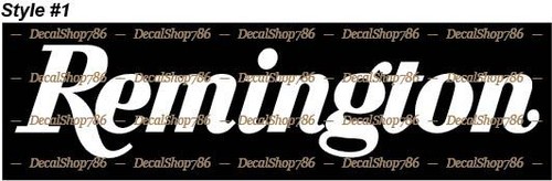 Remington Firearms - Hunting/Outdoor Sports - Vinyl Die-Cut Peel N' Stick Decals - 第 2/3 張圖片
