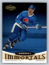 2000 Upper Deck Heroes #137 Michel Goulet Quebec Nordiques   HOF