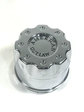 American Outlaw Wheels Chrome Custom Wheel Center Cap # BC-668  (1 CAP)