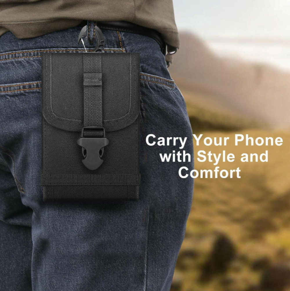 Tactical Phone Pouch Belt Pack Pocket Molle Waist Bag Holster for