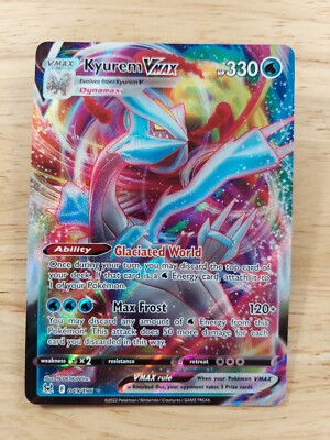 Kyurem Vmax 049/196 Lost Origin NM Full Art Ultra Rare Pokemon