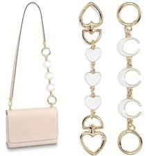 6.1/6.5 Inches-Moon and Heart Extender Gold with White Moon and Heart